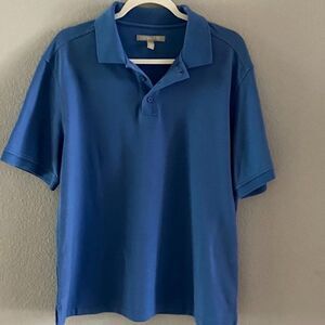 Nordstrom men’s shop blue classics polo T-shirt cotton size L